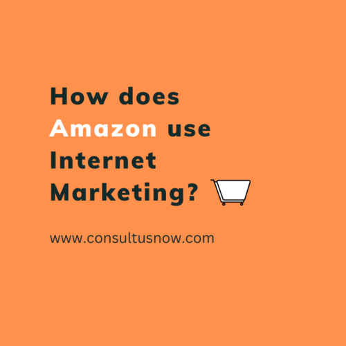 How does Amazon use internet marketing?