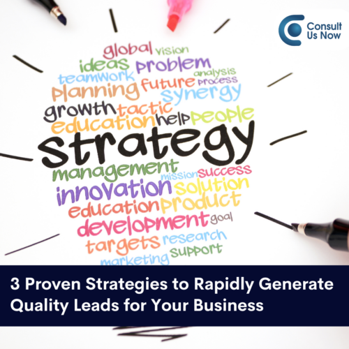 3 Proven Strategies to Rapidly Generate Quality Leads for Your Business